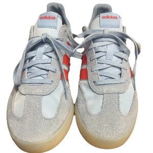 Adidas’s Women’s Barred Decode Sneakers Light Blue / Red 9m